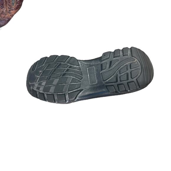 Roper Men's Brown Leather Slip On Casual Loafers Shoes Size 10 Alligator Print - Picture 8 of 8